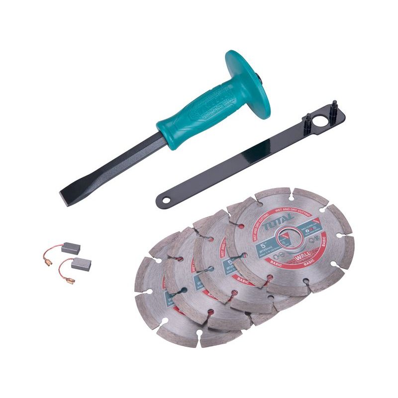 TOTAL FRÉZA DRÁŽKOVACÍ, 1500W, 125MM, INDUSTRIAL, TWLC1256 - DRÁŽKOVACÍ FRÉZY - ELEKTRICKÉ NÁŘADÍ