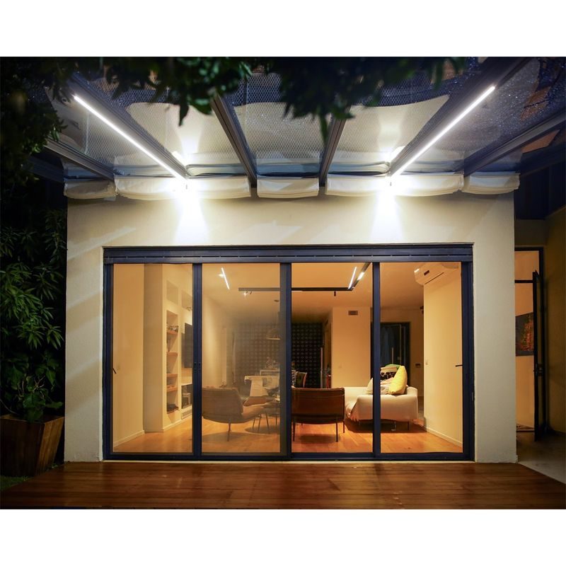 PALRAM - CANOPIA LED OSVĚTLOVACÍ SYSTÉM 2,7 M S DÁLKOVÝM OVLÁDÁNÍM - SKLENÍKY, PAŘENIŠTĚ, ZÁHONY - ZAHRADA