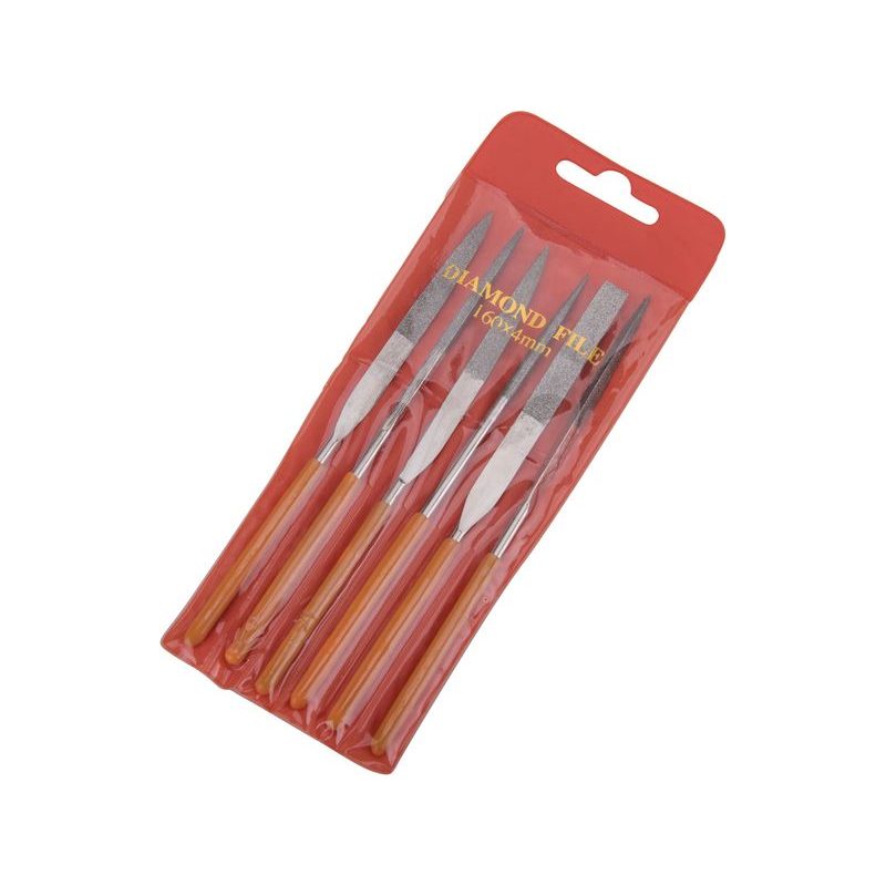 EXTOL PREMIUM PILNÍKY DIAMANTOVÉ JEHLOVÉ, SADA 6KS, 160MM, 8803806 - PILNÍKY - RUČNÍ NÁŘADÍ