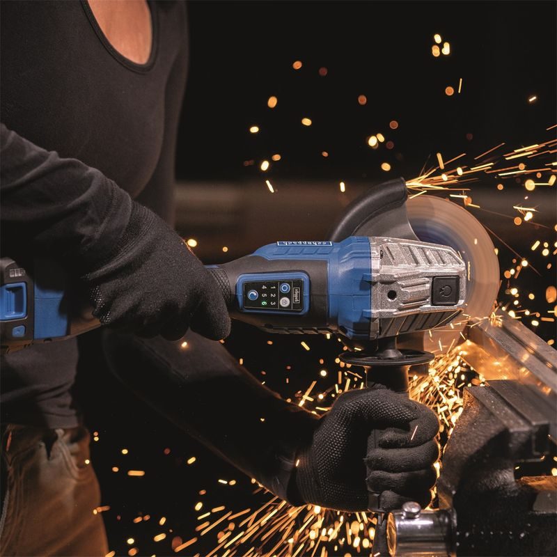 SCHEPPACH BC-AG125-X AKU 20 V IXES ÚHLOVÁ BRUSKA (BEZ BATERIE A NABÍJEČKY) - AKU UHLOVÉ BRUSKY - AKU NÁŘADÍ