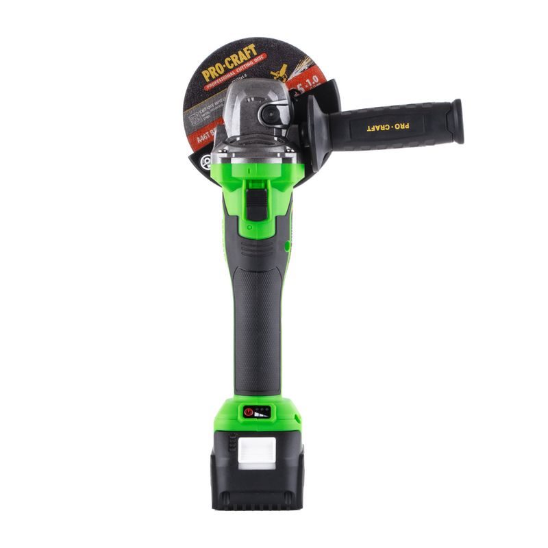 SADA AKU ÚHLOVÁ BRUSKA PROCRAFT PGA22 A 3X DIAMANTOVÉ KOTOUČE PROCRAFT DS3.125 | SPGA22-1B-C/DS3.125 PROCRAFT - AKU UHLOVÉ BRUSKY - AKU NÁŘADÍ