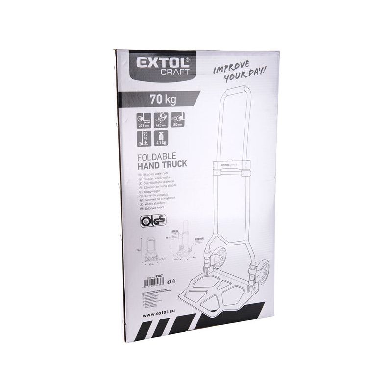 EXTOL CRAFT VOZÍK-RUDL SKLÁDACÍ, 9987 - RUDLÍKY, VOZÍKY - DÍLNA A GARÁŽ
