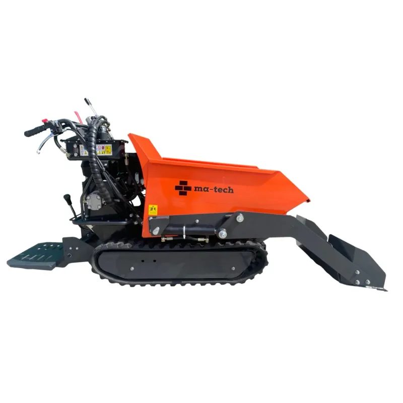 MOTOROVÉ PÁSOVÉ KOLEČKO MA-TECH SAMONAKLÁDACÍ MDM-500 HYDROSTAT - MOTOROVÉ A AKU VOZÍKY, KOLEČKA, MINIDUMPER - STAVEBNÍ TECHNIKA