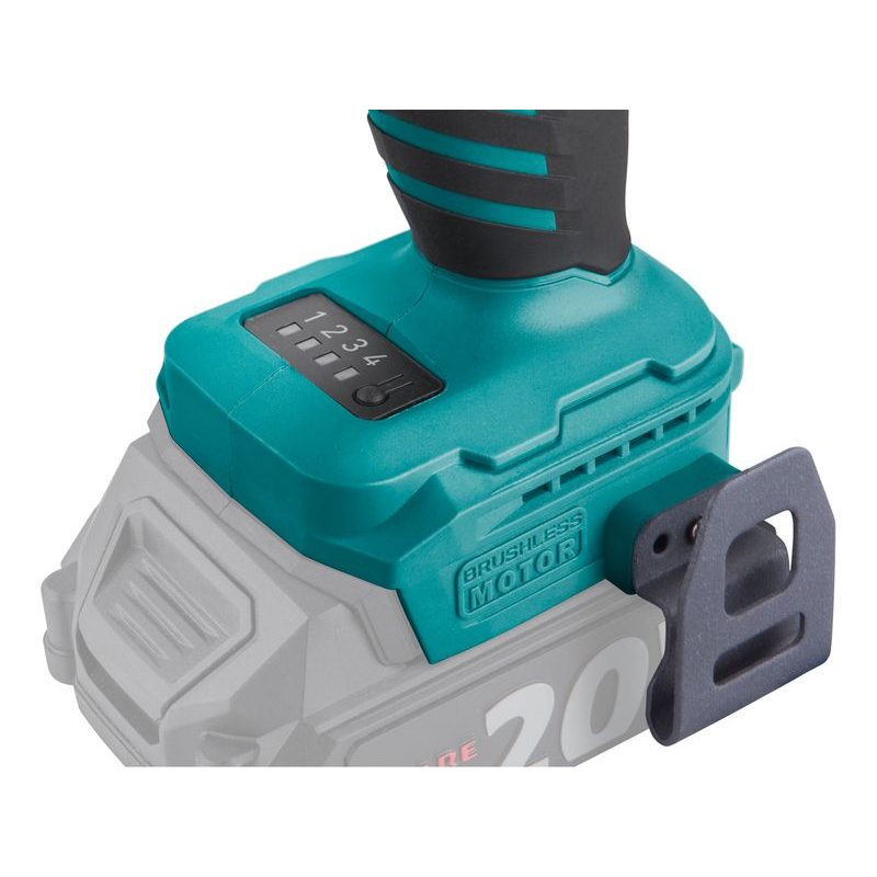 EXTOL INDUSTRIAL VRTACÍ ŠROUBOVÁK AKU S PŘÍKLEPEM SHARE20V, 70NM, BRUSHLESS, BEZ BATERIE A NABÍJEČKY, 8791805 - ŠROUBOVÁK BEZ AKU 18 V - AKU NÁŘADÍ