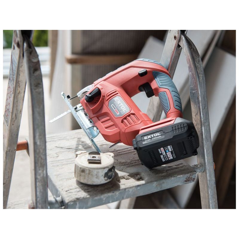 EXTOL PREMIUM PILA PŘÍMOČARÁ AKU SHARE20V, 20V LI-ION, 2AH, 8891824 - AKU PŘÍMOČARÉ PILY - AKU NÁŘADÍ