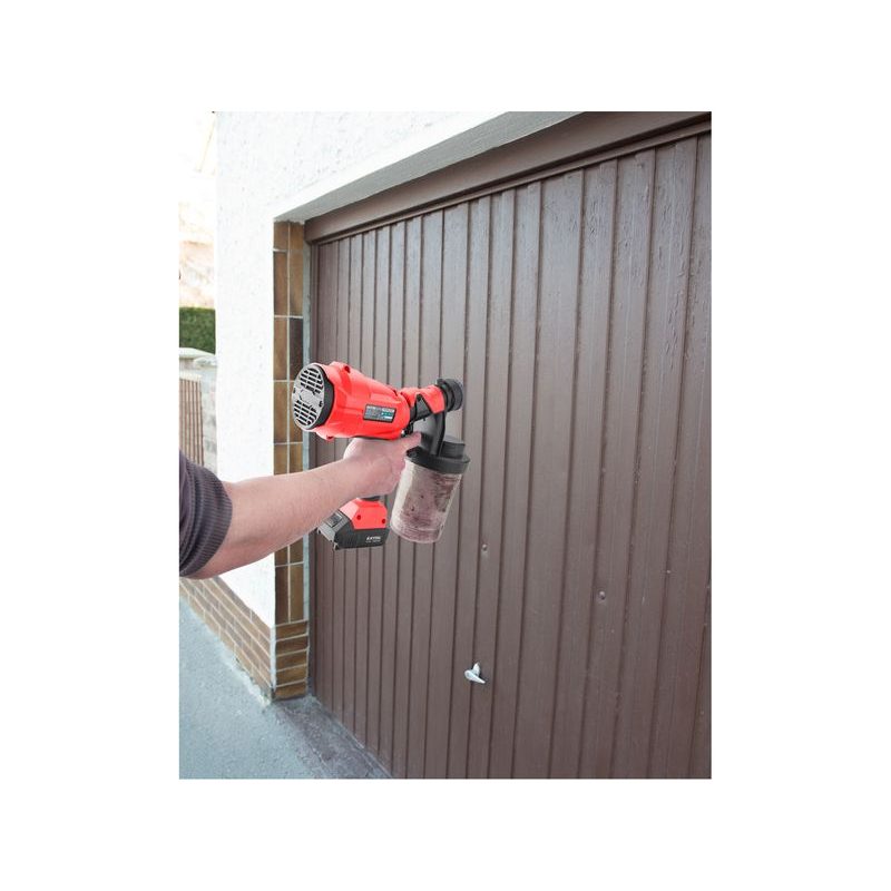 EXTOL PREMIUM PISTOLE STŘÍKACÍ HVLP AKU SHARE20V, 20V LI-ION, 2AH, 8891862 - STŘÍKACÍ PISTOLE ELEKTRICKÉ - ELEKTRICKÉ NÁŘADÍ