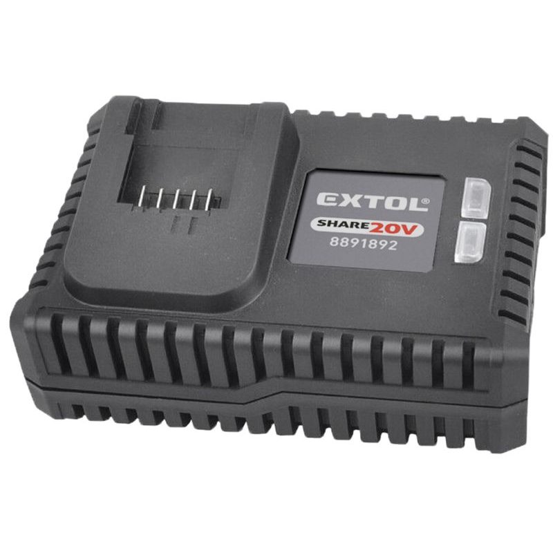 EXTOL INDUSTRIAL BRUSKA ÚHLOVÁ AKU SHARE20V, 125MM, BRUSHLESS, 20V LI-ION, 4AH, 8791842 - AKU UHLOVÉ BRUSKY - AKU NÁŘADÍ