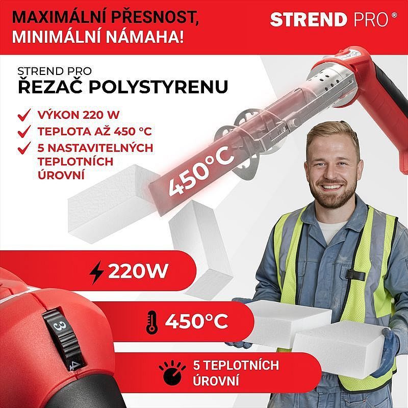 ELEKTRICKÁ ŘEZAČKA POLYSTYRENU A EPS WORCRAFT HK102, 220W - ŘEZAČKA POLYSTYRENU - ELEKTRICKÉ NÁŘADÍ