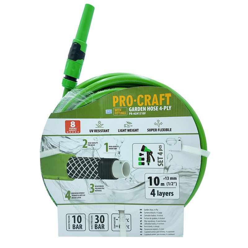 ZAHRADNÍ HADICÍ PROCRAFT PR-4GH1310F | PR-4GH1310F PROCRAFT - HADICE 1/2" - ZAHRADA
