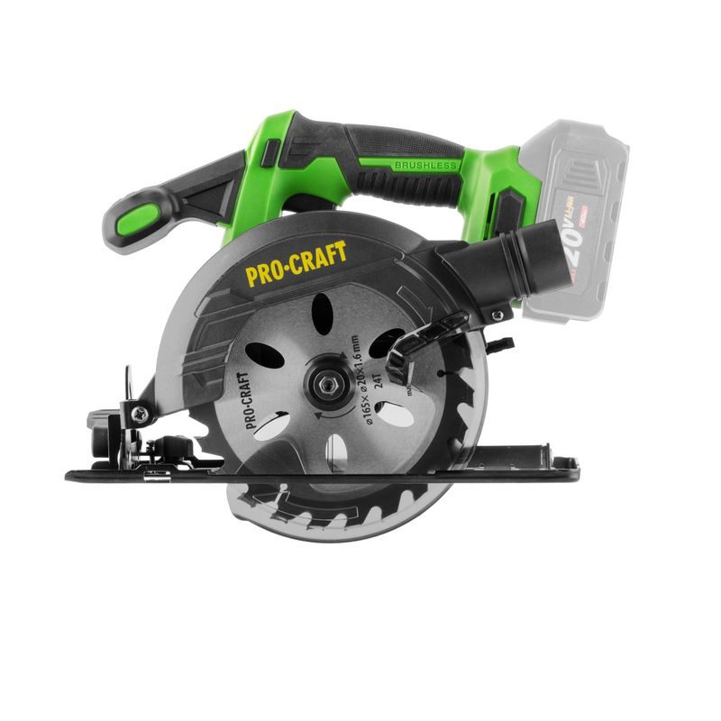 AKU KOTOUČOVÁ PILA PROCRAFT PCA32BB (BEZ BATERIE A NABÍJEČKY) | PCA32-BB PROCRAFT - PILY DO 165MM - AKU NÁŘADÍ