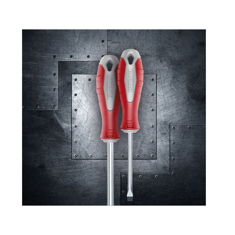 FORTUM ŠROUBOVÁK KŘÍŽOVÝ POZIDRIV, PZ 1X100MM, S2, 4740304 - ŠROUBOVÁKY POZIDRIV PZ - RUČNÍ NÁŘADÍ