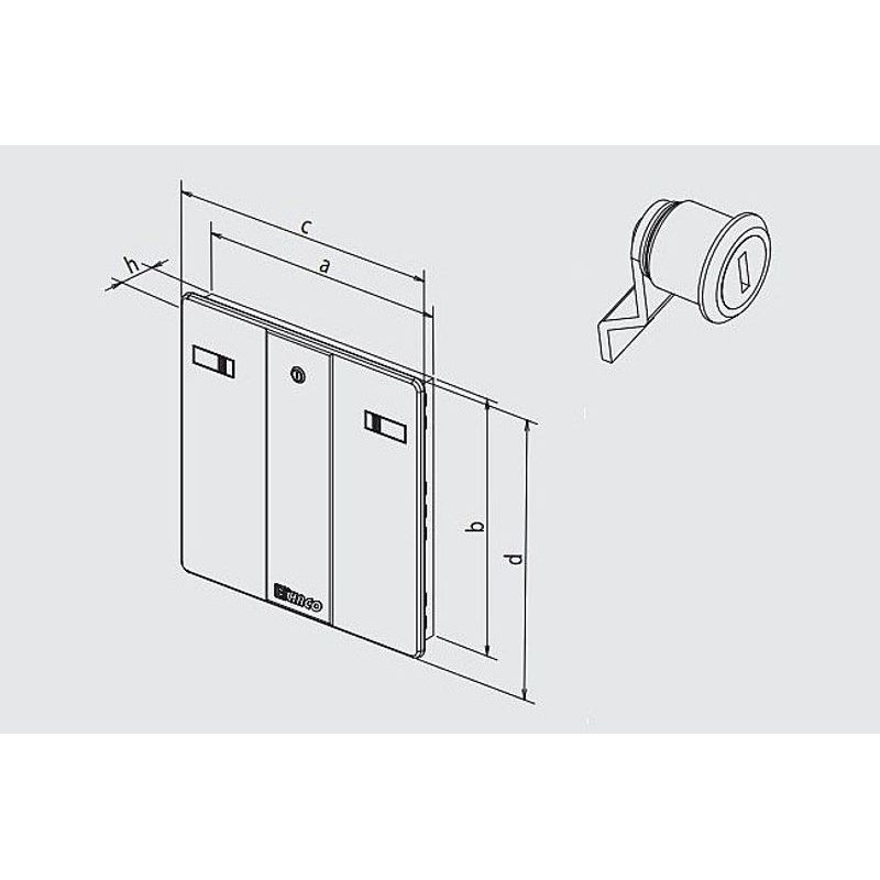 REVIZNÍ DVÍŘKA 400X600 BÍLÁ - REVIZNÍ A VANOVÁ DVÍŘKA - DŮM A DOMÁCNOST, ELEKTRO..