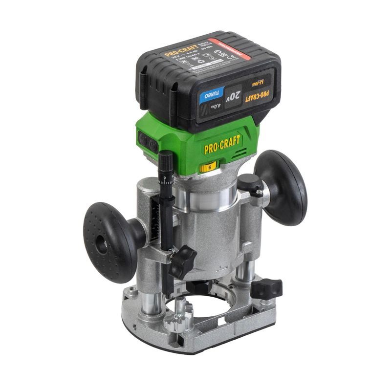 FRÉZKA HORNÍ PROCRAF POB24-1B-F S PŘÍSLUŠENSTVÍM 3V1 | POB24-1B-F PROCRAFT - AKU FRÉZKY - AKU NÁŘADÍ