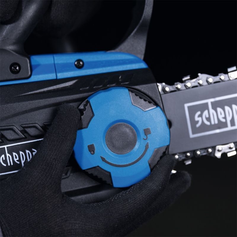 SCHEPPACH C-CS254-X-SET L 20 V IXES AKU ŘETĚZOVÁ PILA + 4AH BATERIE + NABÍJEČKA 2,4 A - AKU ŘETĚZOVÉ PILY - ZAHRADA