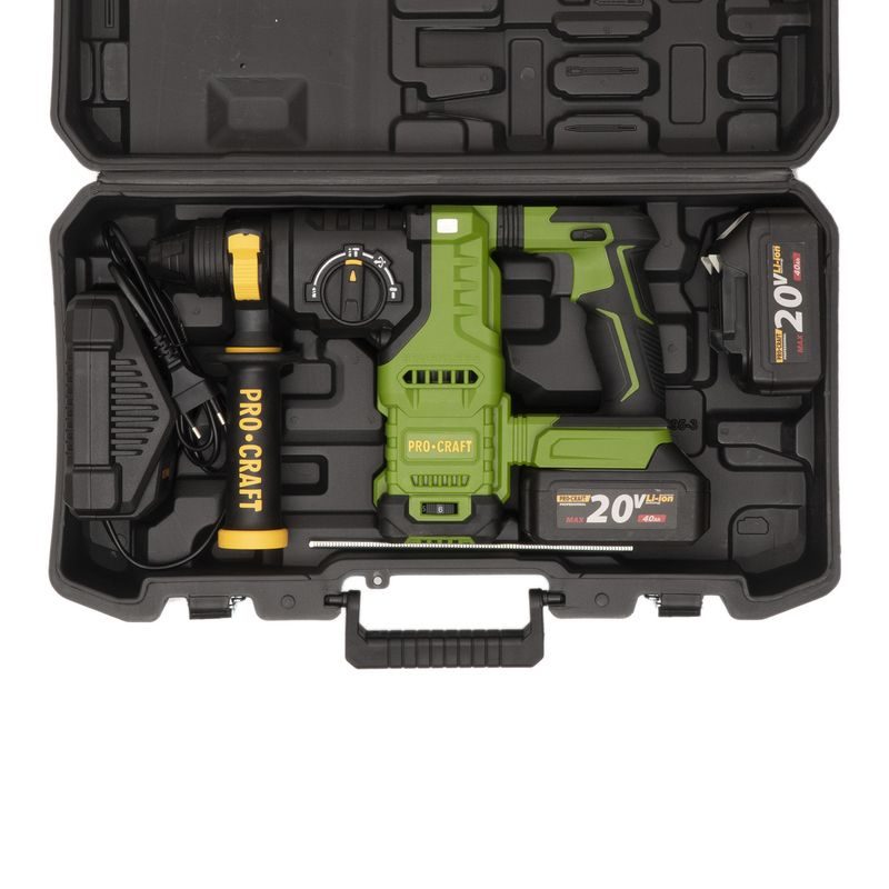 KLADIVO VRTACÍ AKU PROCRAFT PHA30 | PHA30 PROCRAFT - AKU VRTACÍ, SEKACÍ A KOMBINOVANÁ KLADIVA - AKU NÁŘADÍ