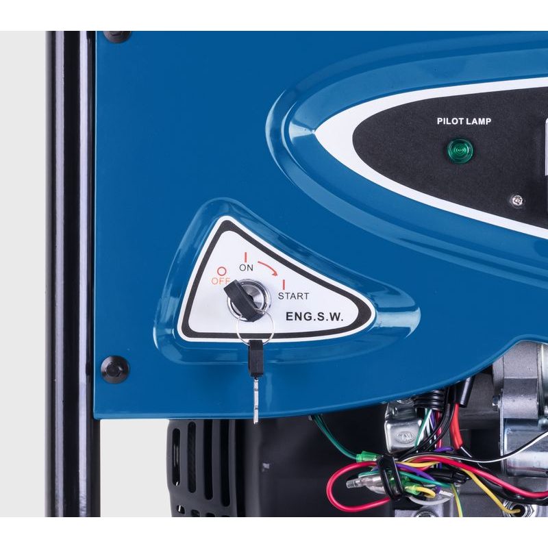SCHEPPACH SG 7300 RÁMOVÁ ELEKTROCENTRÁLA 5500 W S AVR REGULACÍ A ELEKTROSTARTEM - TŘÍFÁZOVÉ ELEKTROCENTRÁLY - ELEKTROCENTRÁLY