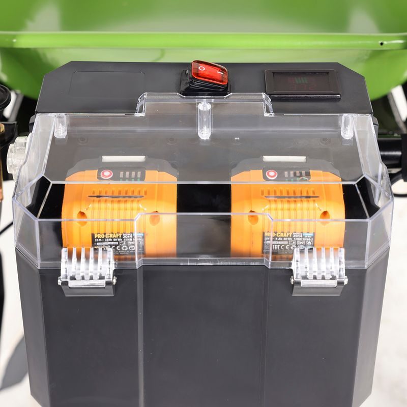 SADA AKU KOLEČKA PWB270 S DVĚMA BATERIEMI 20/4 A NABÍJEČKOU | SPWB270/2X20-4TURBO/20-2 PROCRAFT - AKU KOLEČKA, MOTÚČKA - STAVEBNÍ TECHNIKA