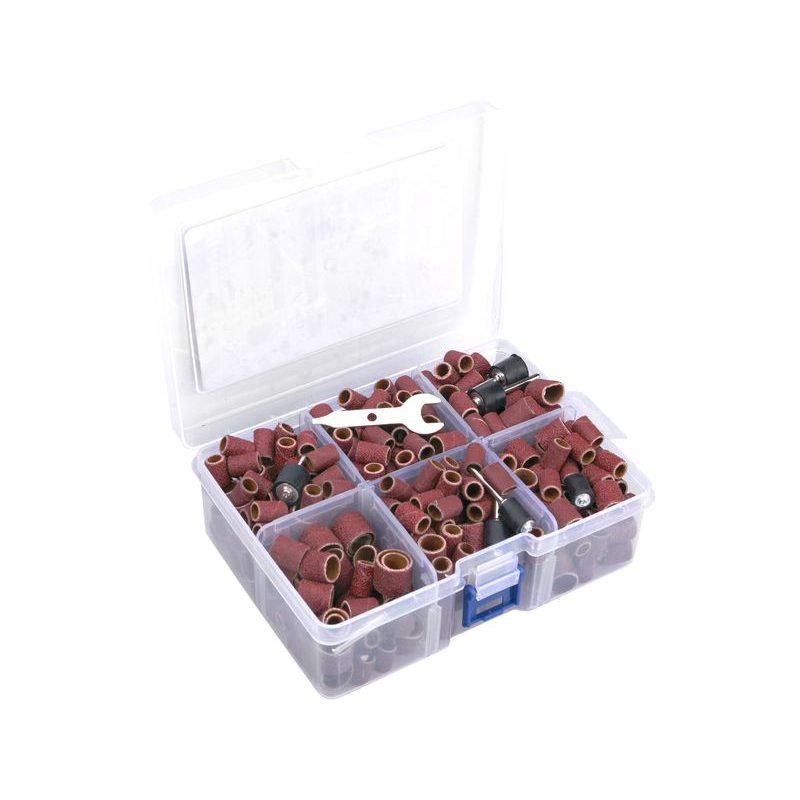 EXTOL PREMIUM 8803760 VÁLCE BRUSNÉ, SADA 350KS, P80, P120, P240, 8803760 - K PŘÍMÝM BRUSKÁM - PŘÍSLUŠENSTVÍ