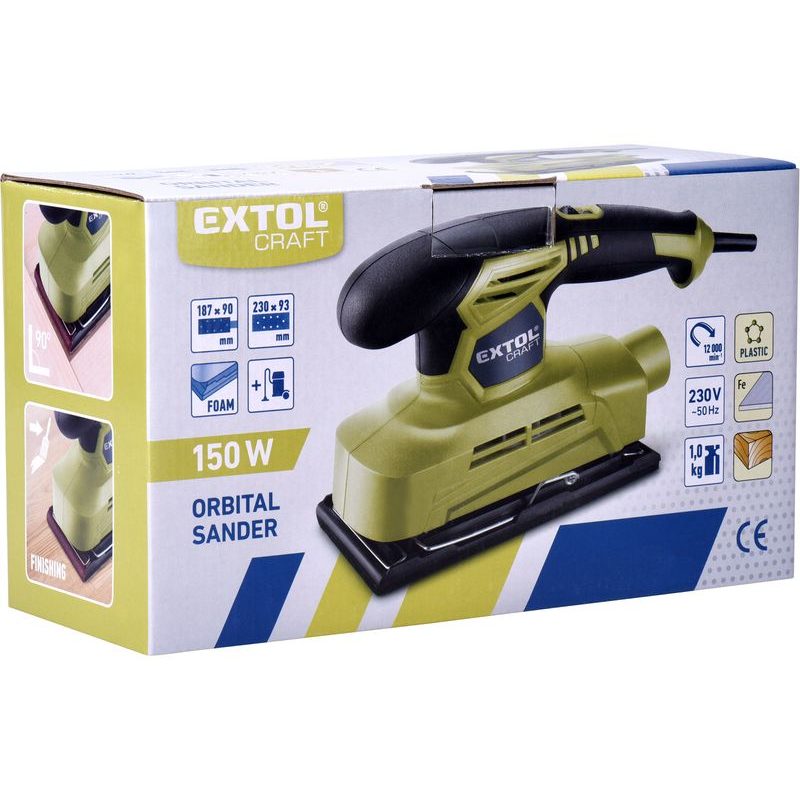 EXTOL CRAFT BRUSKA VIBRAČNÍ, 150W, 407114 - VIBRAČNÍ BRUSKY - ELEKTRICKÉ NÁŘADÍ