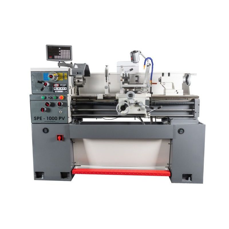 SPE-1000PV - SOUSTRUH NA KOV S DIGITÁLNÍM ODMĚŘOVÁNÍM - SOUSTRUHY - KOVOOBRÁBĚCÍ STROJE