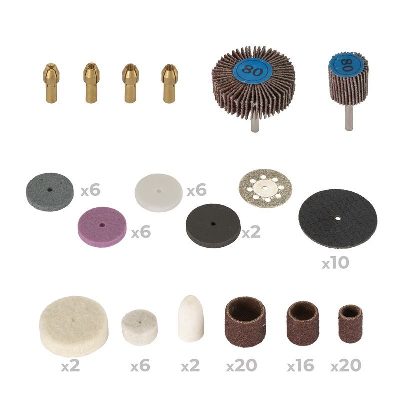 SADA NÁSTAVCŮ NA PŘÍMOU BRUSKU PROCRAFT GK-418 | GK-418 PROCRAFT - K PŘÍMÝM BRUSKÁM - PŘÍSLUŠENSTVÍ