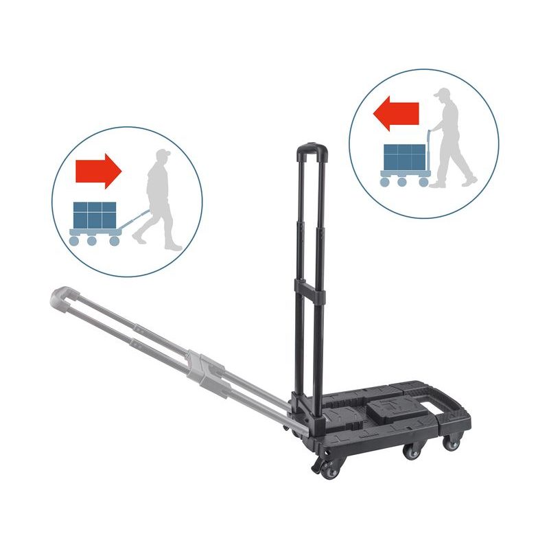 EXTOL PREMIUM VOZÍK SKLÁDACÍ, NOSNOST AŽ 200KG/6KOLEČEK, 8856009 - TRANSPORTNÍ PLOŠINY A PODVOZKY - DÍLNA A GARÁŽ