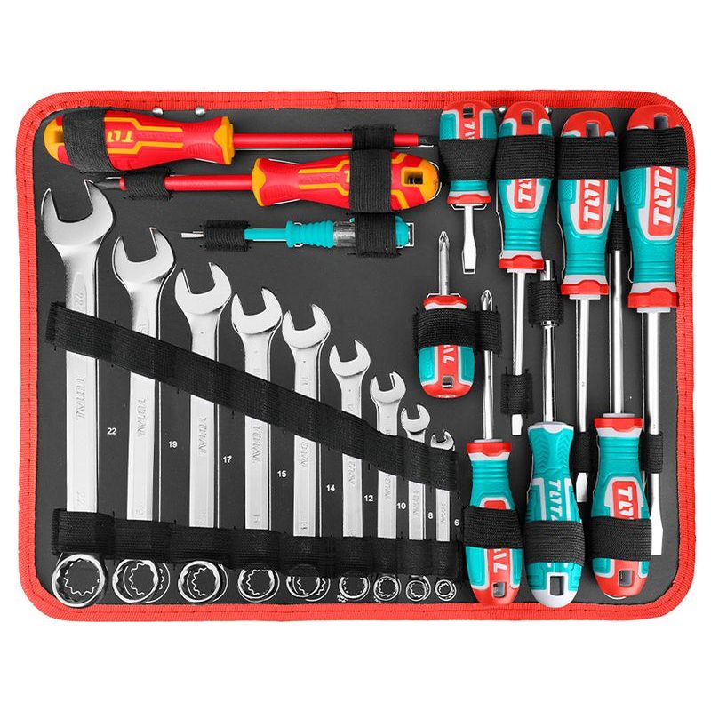 TOTAL NÁŘADÍ, SADA 147KS, THKTHP21476 - ZNAČKA TOTAL - ELEKTRICKÉ NÁŘADÍ