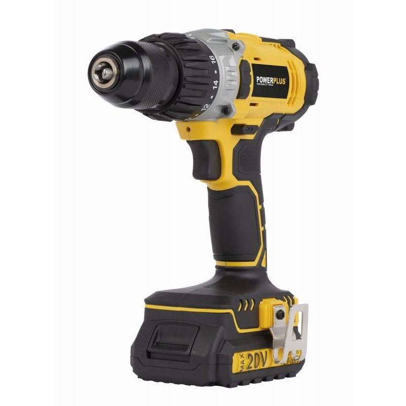 POWERPLUS POWX00445 AKU PŘÍKLEPOVÝ ŠROUBOVÁK / VRTAČKA 20V LI-ION 2BAT - AKU ŠROUBOVÁK 18V - 20V - AKU NÁŘADÍ