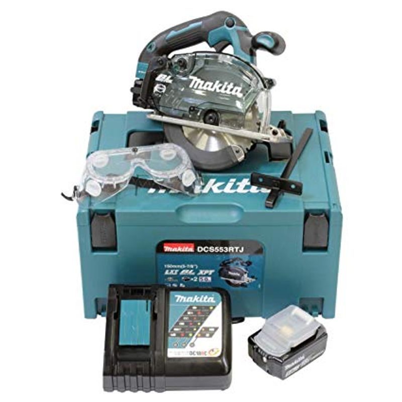 MAKITA DCS553RTJ - AKU PILA NA KOV LI-ION LXT 18V/5,0AH,MAKPAC - AKU KOTOUČOVÉ PILY (MAFL) - AKU NÁŘADÍ