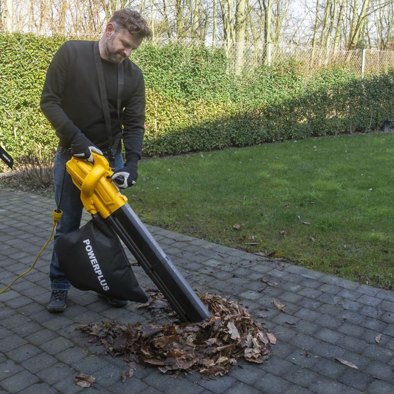 POWERPLUS POWEG4030 ELEKTRICKÝ VYSAVAČ / FOUKAČ 3.300W - ELEKTRICKÝ VYSAVAČ LISTÍ - ZAHRADA