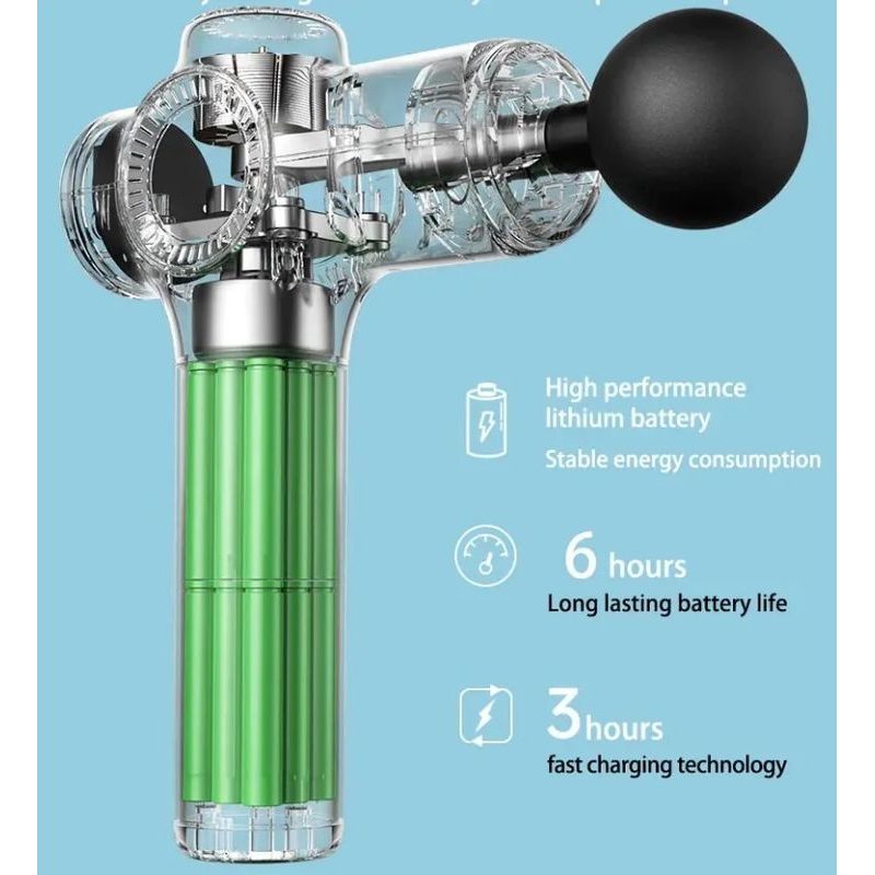 GLOX GLOXF8B MASÁŽNÍ PISTOLE - DOPLŇKY A VYCHYTÁVKY - DŮM A DOMÁCNOST, ELEKTRO..