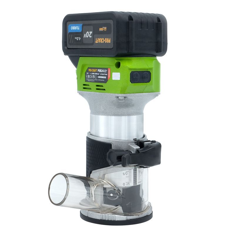 AKU FRÉZKA HORNÍ PROCRAFT POB24 PŘÍSLUŠENSTVÍM 3V1 (BEZ BATERIE A NABÍJEČKY) | POB24BB PROCRAFT - AKU FRÉZKY - AKU NÁŘADÍ