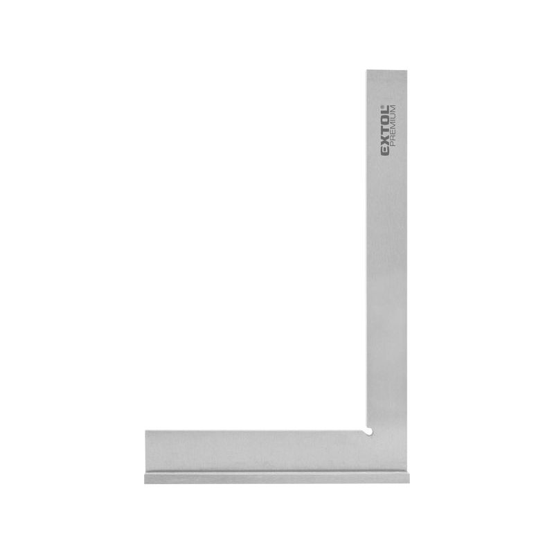 EXTOL PREMIUM ÚHELNÍK ZÁMEČNICKÝ S PŘÍLOŽNÍKEM, 250X160X5MM, OCELOVÝ, 8825130 - ÚHLOMĚRY - MĚŘÍCÍ TECHNIKA