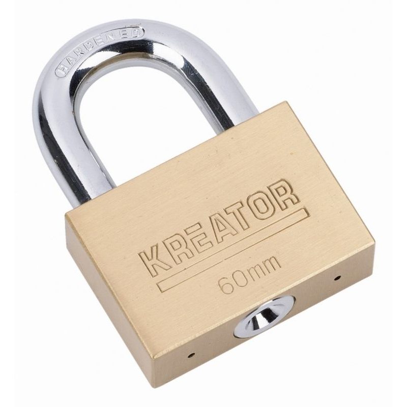 KREATOR KRT557009 VISACÍ ZÁMEK 60MM EXTRA PEVNÝ - ZÁMKY VISACÍ - DÍLNA A GARÁŽ