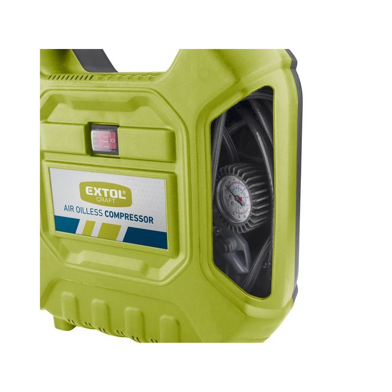 EXTOL CRAFT KOMPRESOR BEZOLEJOVÝ, 1100W, 418102 - BEZOLEJOVÉ KOMPRESORY - PNEU NÁŘADÍ