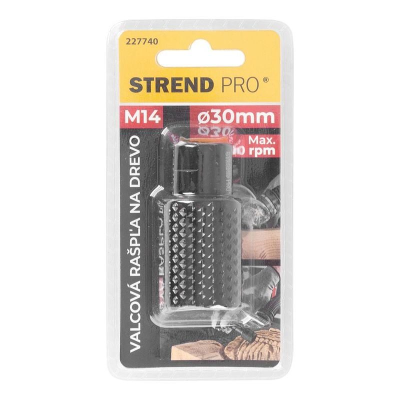 RAŠPLE VÁLCOVÁ RSP40 PRO ÚHLOVOU BRUSKU, 30MM - RAŠPLOVÉ KOTOUČE NA DŘEVO - PŘÍSLUŠENSTVÍ