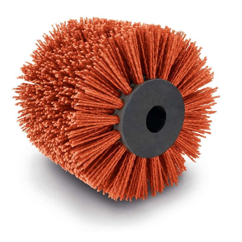 SCHEPPACH MRS 1300 KARTÁČOVÁ / RENOVAČNÍ BRUSKA + NYLONOVÝ A SMIRKOVÝ KARTÁČ K80 - KARTÁČOVÉ, VÁLCOVÉ SATINAČNÍ BRUSKY - ELEKTRICKÉ NÁŘADÍ