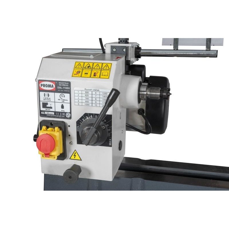 DSL-1100V - SOUSTRUH NA DŘEVO - SOUSTRUHY NA DŘEVO - DŘEVOOBRÁBĚCÍ STROJE