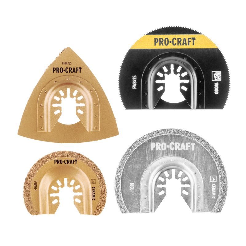 SADA NÁSTAVCŮ PRO MULTIFUNKČNÍ OSCILAČNÍ BRUSKU PROCRAFT MB8 | MB8 PROCRAFT - PRO RENOVÁTORY, MULTIBRUSKY - PŘÍSLUŠENSTVÍ