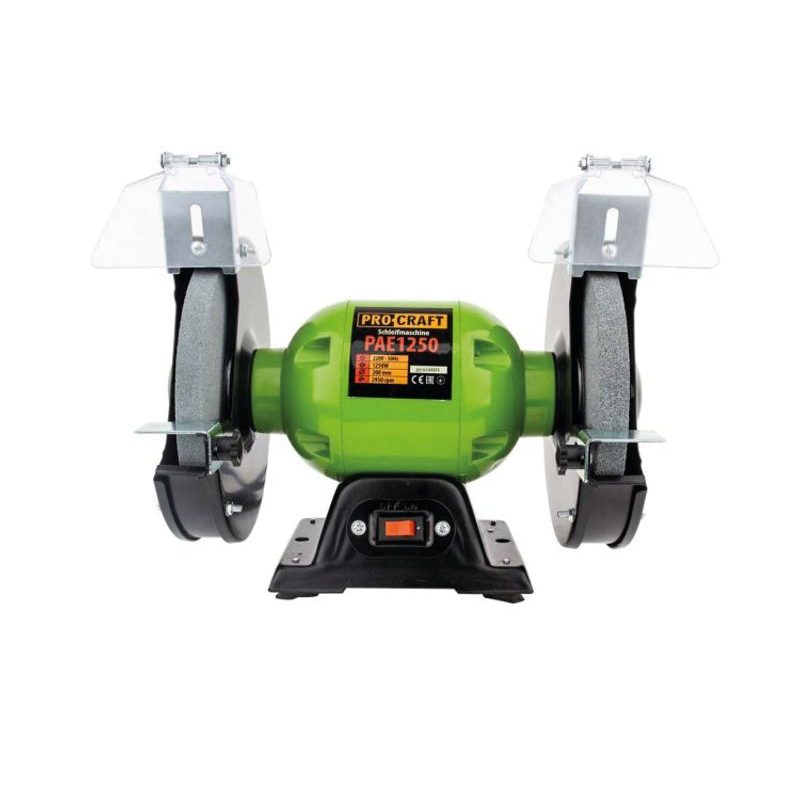 BRUSKA STOLNÍ DVOUKOTOUČOVÁ PROCRAFT PAE1250 | PAE1250 PROCRAFT - DVOUKOTOUČOVÉ BRUSKY - ELEKTRICKÉ NÁŘADÍ