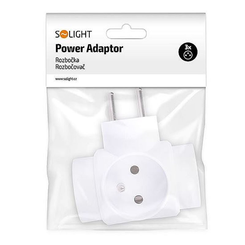 ROZBOČKA 3X10A, BÍLÁ - ROZBOČKY / ROZDVOJKY, ROZTROJKY 230V - DŮM A DOMÁCNOST, ELEKTRO..