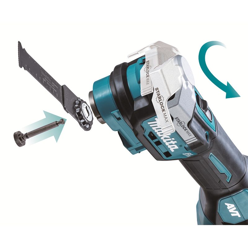 MAKITA TM001GZ - AKU MULTITOOL STARLOCK MAX LI-ION XGT 40V BEZ AKU Z - AKU MULTIFUNKČNÍ, OSCILAČNÍ BRUSKY (MULTITOOL) - AKU NÁŘADÍ