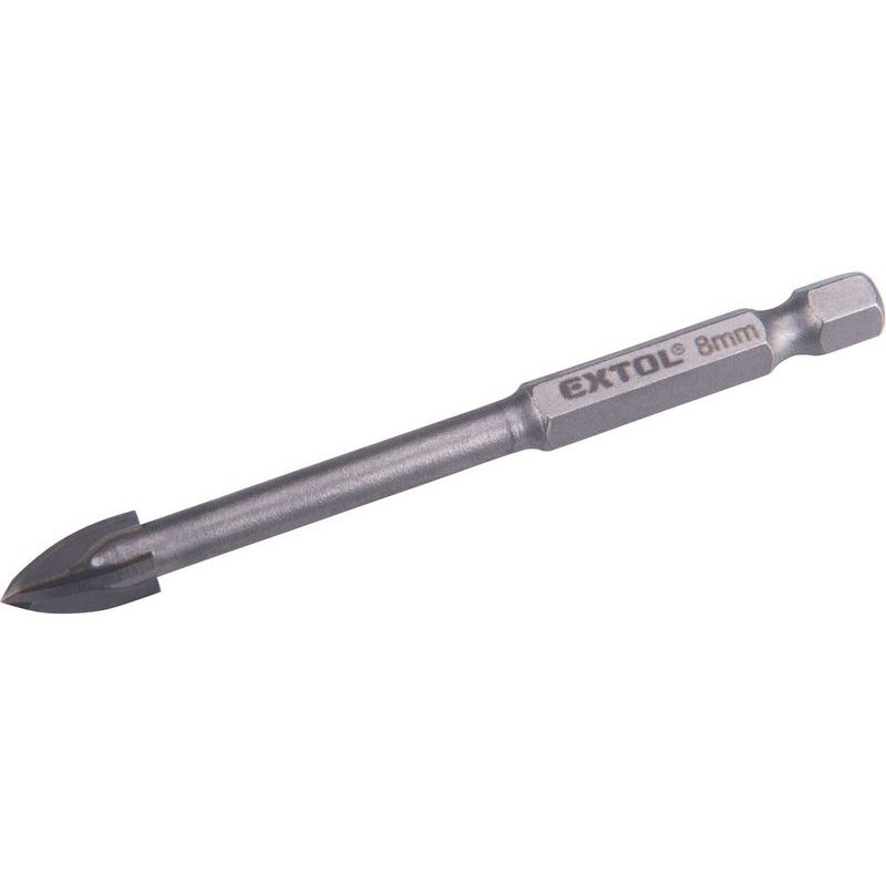 EXTOL PREMIUM VRTÁK NA SKLO A KERAMIKU KARBIDOVÝ, O 8MM, 8801888 - VRTÁKY DO SKLA A KERAMIKY - PŘÍSLUŠENSTVÍ