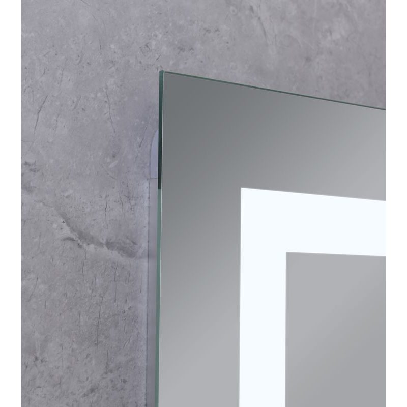 KOUPELNOVÉ ZRCADLO S LED OSVĚTLENÍM, PROTIZAMLŽOVACÍ FUNKCÍ A REGULACÍ JASU, MR07-50×80 HARD | MR07-50×80 HARD PROCRAFT - ZRCADLA - SANITA