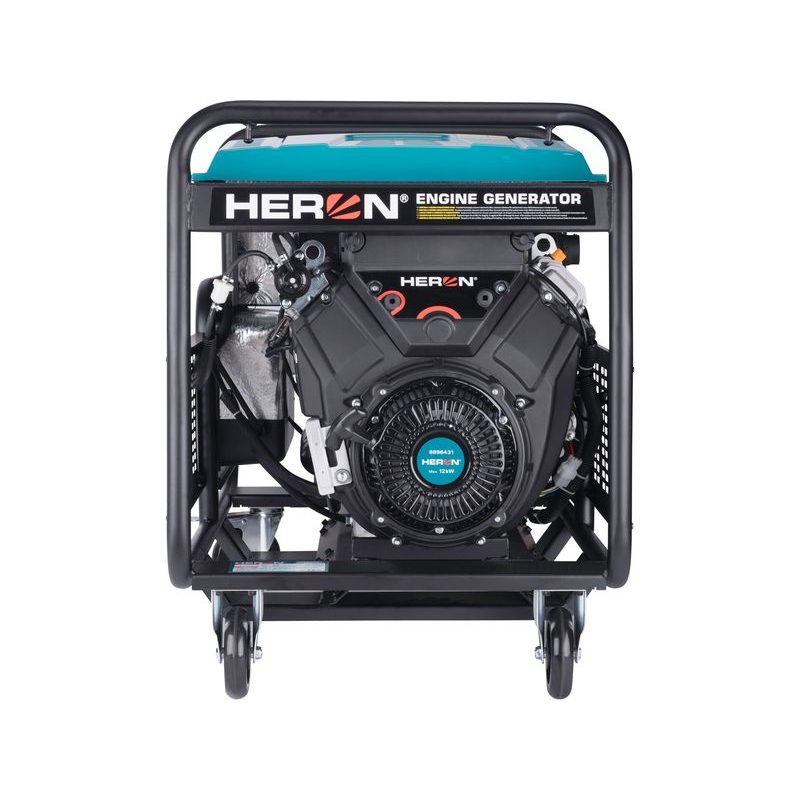 HERON ELEKTROCENTRÁLA BENZÍNOVÁ 23,5HP/12KW/15KVA (400V), 12KW (230V), PODVOZEK, 8896431 - TŘÍFÁZOVÉ ELEKTROCENTRÁLY - ELEKTROCENTRÁLY