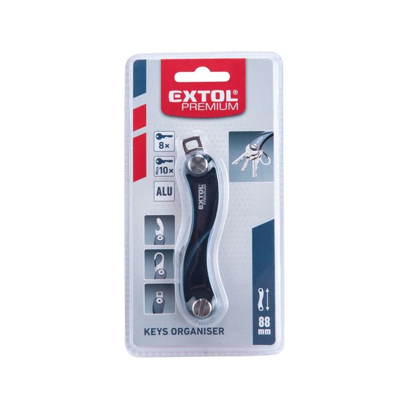 EXTOL PREMIUM ORGANIZÉR NA KLÍČE, AŽ PRO 8 KLÍČŮ, 8857000 - DOPLŇKY A VYCHYTÁVKY - DŮM A DOMÁCNOST, ELEKTRO..