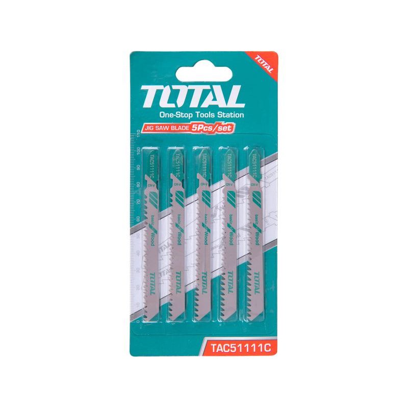 TOTAL PLÁTKY DO PŘÍMOČARÉ PILY, DŘEVO, 5KS, HCS, TAC51111C - PILOVÉ LISTY PLÁTKY DO PŘÍMOČARKY - PŘÍSLUŠENSTVÍ