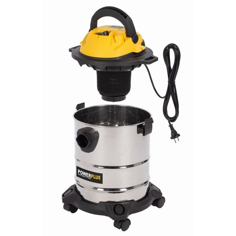 POWERPLUS POWX322 VYSAVAČ SUCHO/MOKRO 1 000 W - VYSAVAČE PRO SUCHÉ I MOKRÉ SÁNÍ - ELEKTRICKÉ NÁŘADÍ