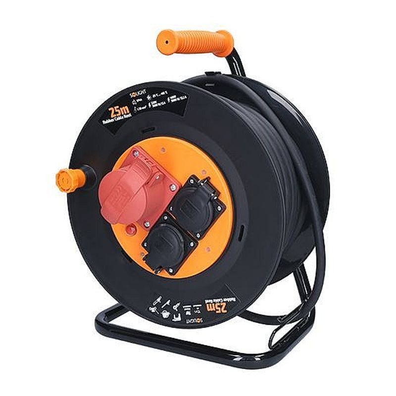 BUBEN VENKOVNÍ IP44, 3Z 400V + 230V, 25M - PRODLUŽOVACÍ KABELY - PŘÍSLUŠENSTVÍ