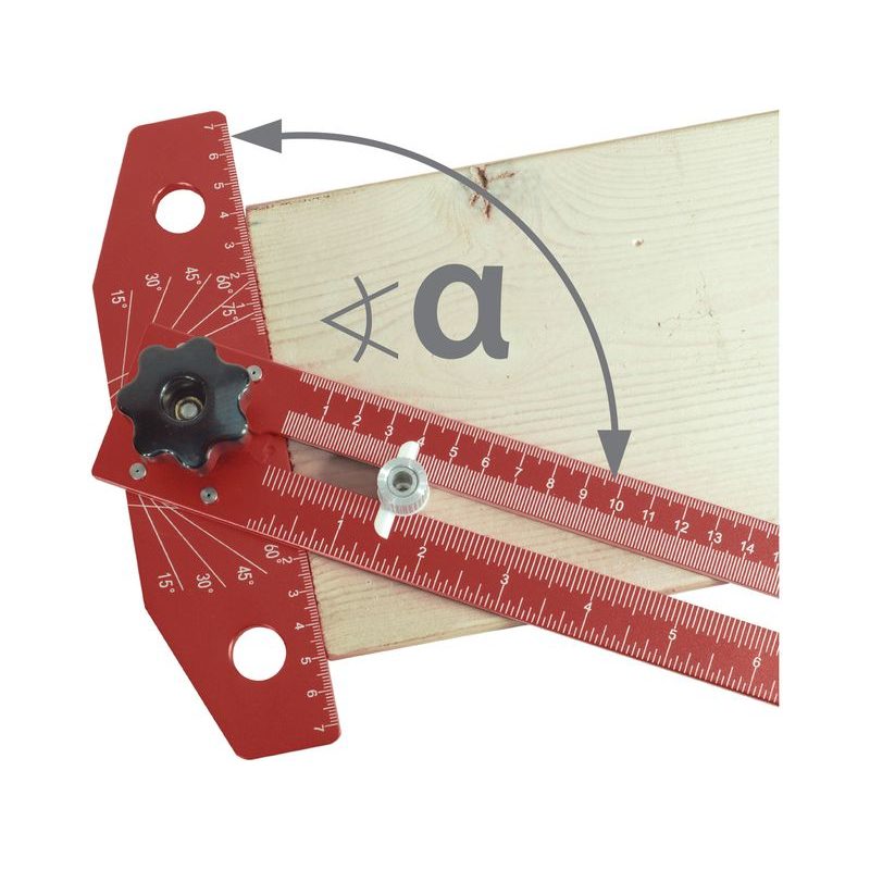 FORTUM ÚHELNÍK T-MULTIFUNKČNÍ, 350X190MM, 4784110 - ÚHLOMĚRY - MĚŘÍCÍ TECHNIKA